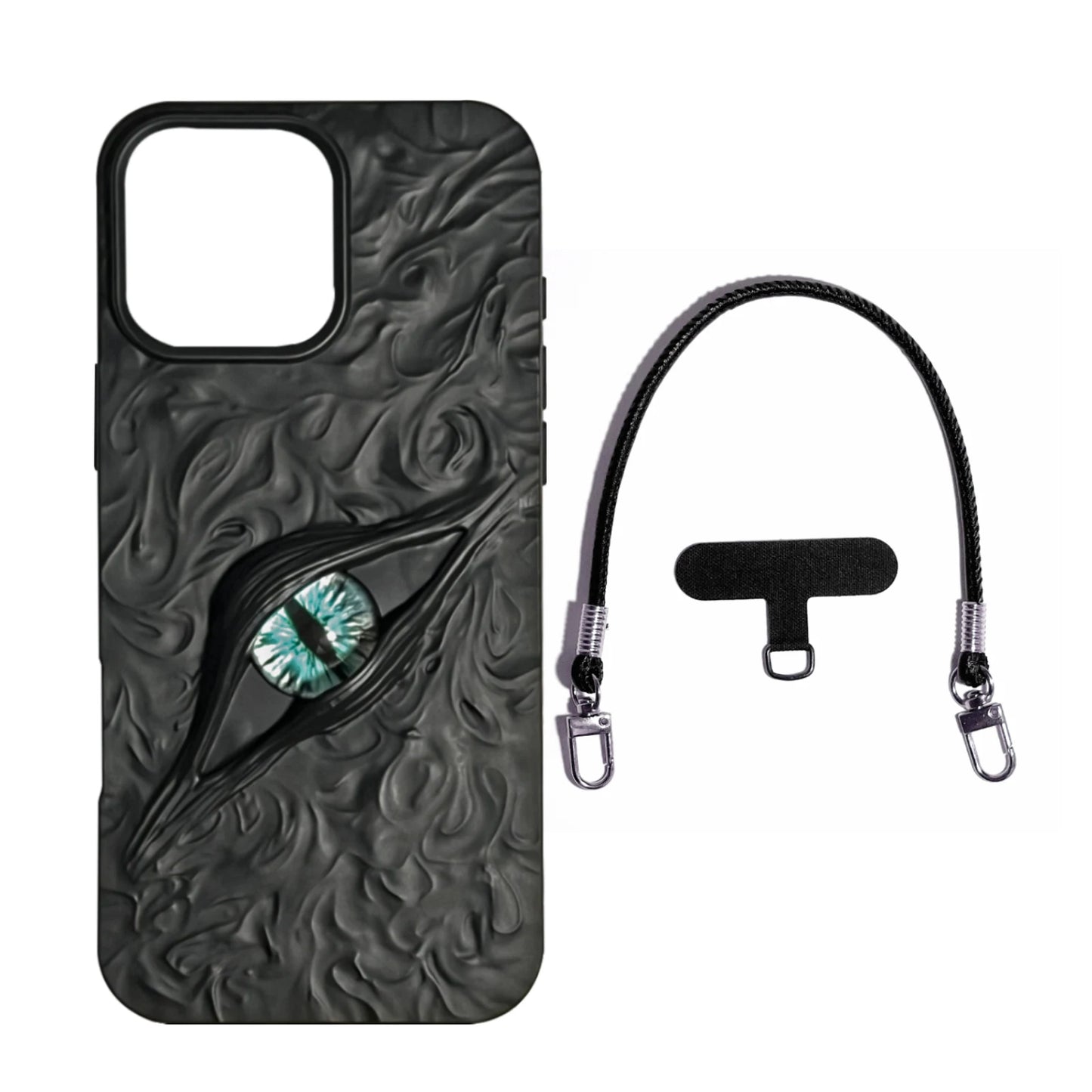 Fashion Phone Cases for iPhone 17 Air 16 Pro Max 15Pro 14Pro Personalized 3D "Devil's Eye" Design Cover Halloween Couple Case