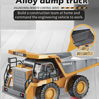 RC Car Children Toys Remote Control Car Toys For Boys Radio Control Excavator Dump Truck Bulldozer Electric car Kids Toys Gift