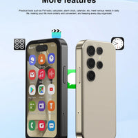 Official SERVO S24 Ultra Mini Android Smartphone 3.75" Screen 3G WCDMA 2MP Camera 1GB+16GB Play Store 2 SIM Small Cellular Phone