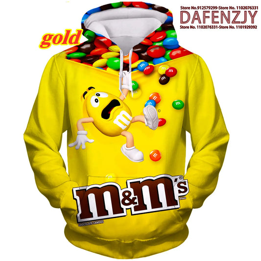 Men's Novelty Food Hoodie 3D Print Pullover Unisex Casual Sweatshirt