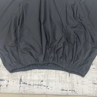 Men Women Oversized Poster Style Black Fur Collar Vultures YZY Kanye Hoodie Top Quality Nylon Nylon Woven Windproof Pullover