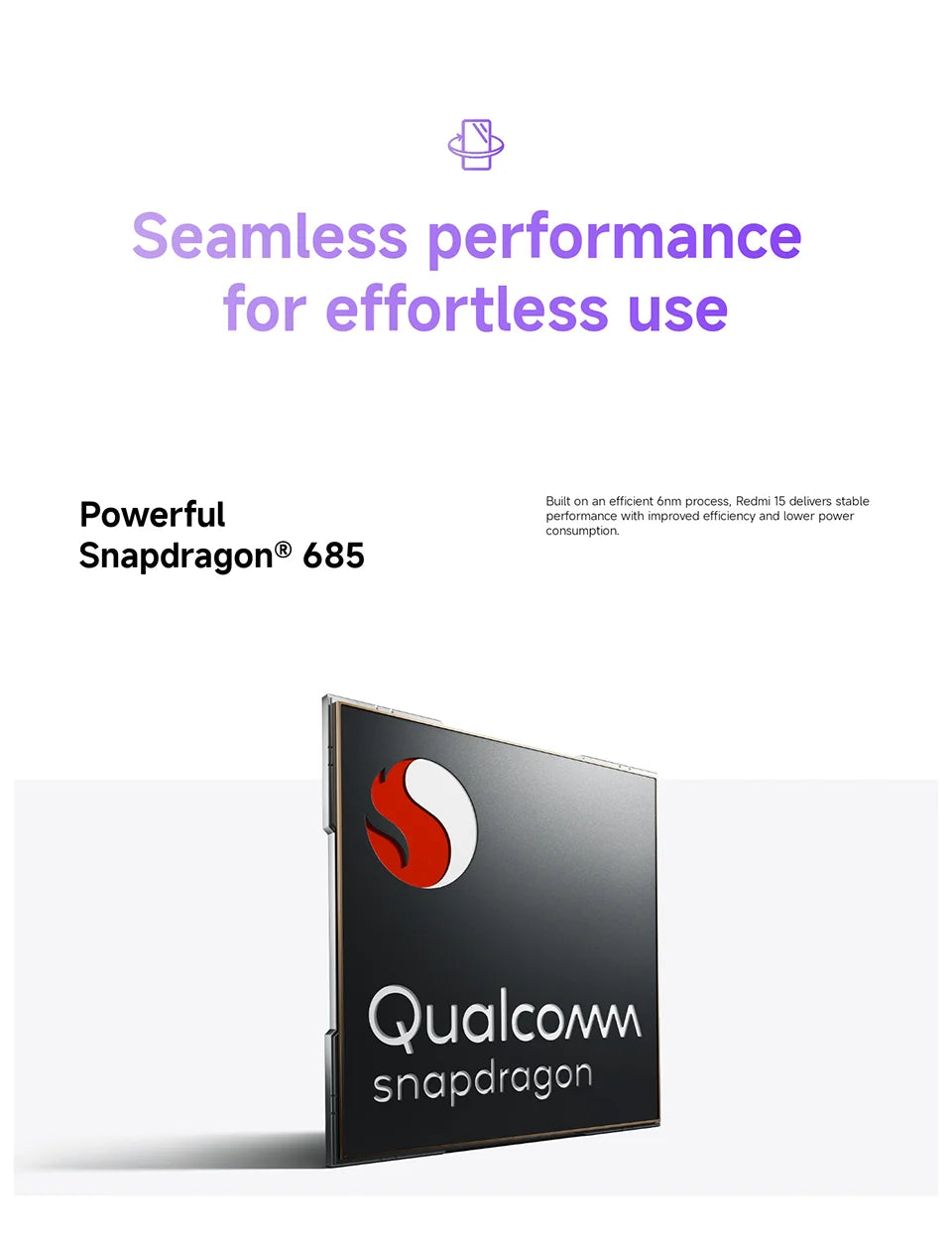 Xiaomi Redmi 15 Smartphone Global Version Snapdragon 685 128GB / 256GB ROM 6.9" FHD+ DotDisplay 50MP Camera 7000mAh IP64