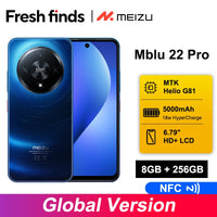 2025 New Global Version Meizu Mblu 22 Pro Smartphone 50MP Main Camera 120Hz 6.79'' LCD 5000mAh Battery 18W Fast ChargerNFC