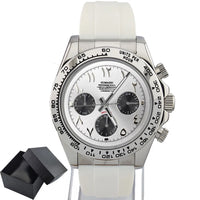 39.3mm VK63 Men's watch Arabian Dial customized Men's watch Luxury Quartz watch man VK63 Sport Chronograph Sapphire Glass watch