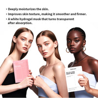 Bio-Collagen Real Deep Mask Supplement Collagen Hydrating Overnight Hydrogel Mask Elasticity Improvement Pore Minimizing Firming