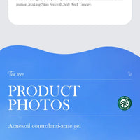 SADOER Tea Tree Acne Removing Cream Facial Skincare Oil Control Face Gel Creams Hydrating Moisturizing Facial Cream Skin Care