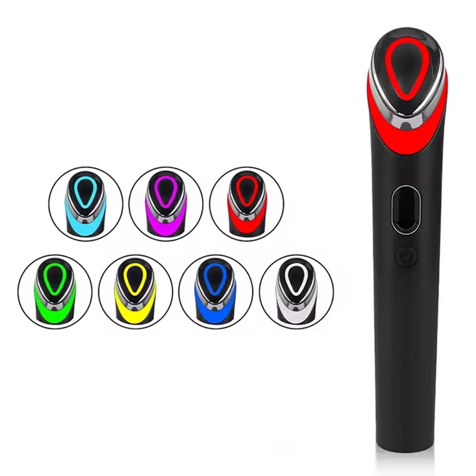 7 Colors EMS Microcurrent Facial Massager Age-R Booster Pro Anti Wrinkle Lift Device Home Use Beauty Tool for Skin Care & Rejuve
