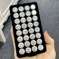 Premium D Color Moissanite Stone with GRA Certificate 0.1-10.0ct Moissanita Loose Gemstones Pass Diamond Tester Wholesale Prices