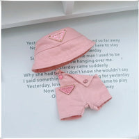 Para 15-17cm Labubu V1 V2 Idol muñeca traje sombrero monos ropa regalo Mini ropa de muñeca de peluche accesorios de atuendo
