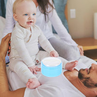 Portable Powder Box Cans Talc Talcum Skincare Baby Toiletries Puff Container Infants Skin Care Powder Box for Home Daily Use