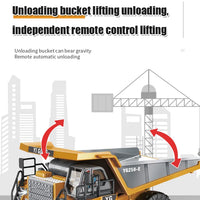 RC Car Children Toys Remote Control Car Toys For Boys Radio Control Excavator Dump Truck Bulldozer Electric car Kids Toys Gift