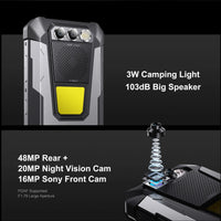 FOSSiBOT F106 PRO 4G Rugged Smartphone Android 14 15GB(8+7GB Extended) 256GB ROM 12000mAh 48MP 30W 6.58 Inch FHD+ Cellphone NFC