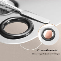 Makeup Mixing Palette Foundation Lipstick Eye Shadow Stainless Steel Mixer Palette with Spatula Mixing Stick Beauty Tools Nail-A