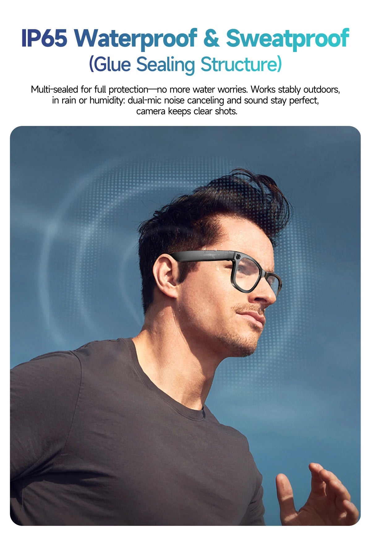 2025 Smart Glasses 32GB Memory with Camera Sunglasses Mini Camera Video Translation Bluetooth Call Anti-blue Glasses Man Women