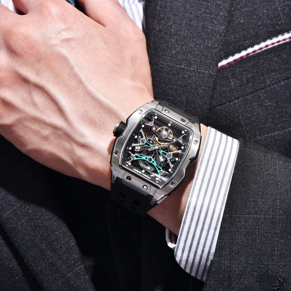 PAGANI DESIGN Automatic Watch New Men Mechanical Europe and America Watch Top Brand Sapphire Glass  50M Waterproof Watch Men