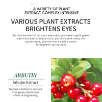 Avocado Gold Eye Mask Nourishing Moisturizing Improve Eye Bags Eye Patches Anti Wrinkle Firming Anti Dark Circles Eye Serum