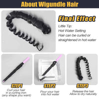 Wigundle Hair Extensions for Women Box Twist Braids Easy Crochet Hair EZ Pre stretched Braiding Hair Flame Retardant Synthetic