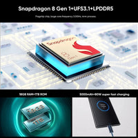 New ZTE Axon 40 Ultra Space Edition 5G Smartphone with UDC Tech Snapdragon 8 Gen 1 6.8" 120Hz AMOLED Display 5000mAh Battery