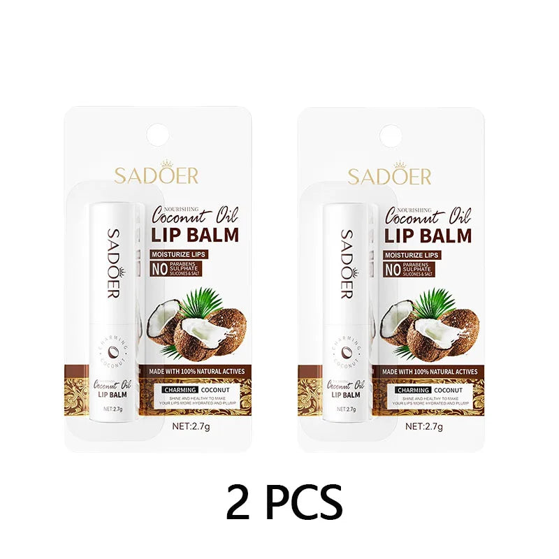Coconut Lip Balm Lasting Nourishment and Moisture for Men and Women Daily Care Lip Balm