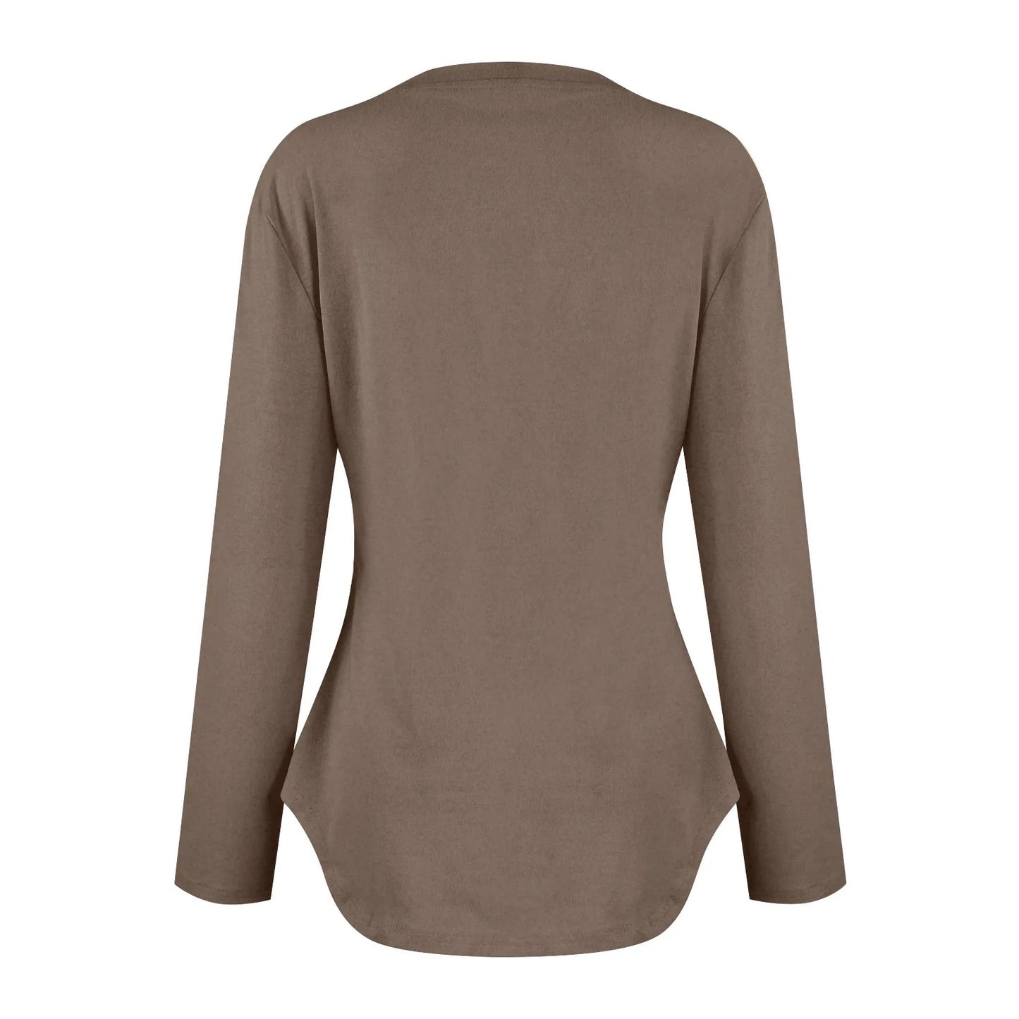 Traf 2024 Mujer Womens Long Sleeve Round Neck Shirts Side Split Basic Loose Tunic Tops Casual Shirts Ropa De Mujer Fashion