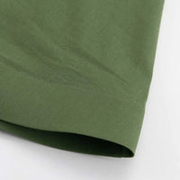 Oymimi Elegant Green Cotton Women's Dress Fashion O-Neck Sleeveless Dresses Casual New High Waist A-Line Mid-Calf Dresses Female