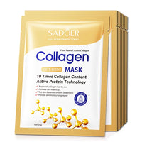 30pcs SADOER Collagen Anti-aging Face Mask Moisturizing Anti-Wrinkle Brightening skincare Sheet Facial Masks Skin Care