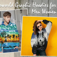 Men's Novelty Food Hoodie 3D Print Pullover Unisex Casual Sweatshirt