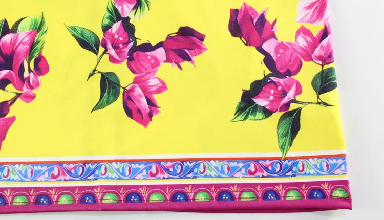 CNYISHE Flower Prints Camisoles Fashion Sheath Sexy Club Hot Girl Women Dresses Colorful Trendy Elegant Lady Female Bodycon