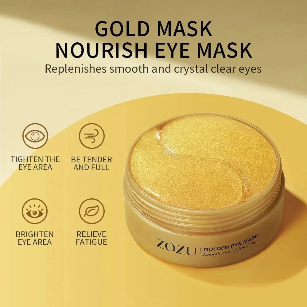 Avocado Gold Eye Mask Nourishing Moisturizing Improve Eye Bags Eye Patches Anti Wrinkle Firming Anti Dark Circles Eye Serum