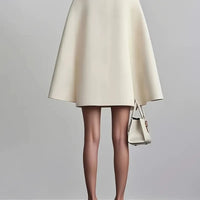 Women Fashion Commuter Solid Blazers Dress Office Double Breasted Waist Party Dress Elegant V-neck Shawl Cape Sleeve Midi Dress