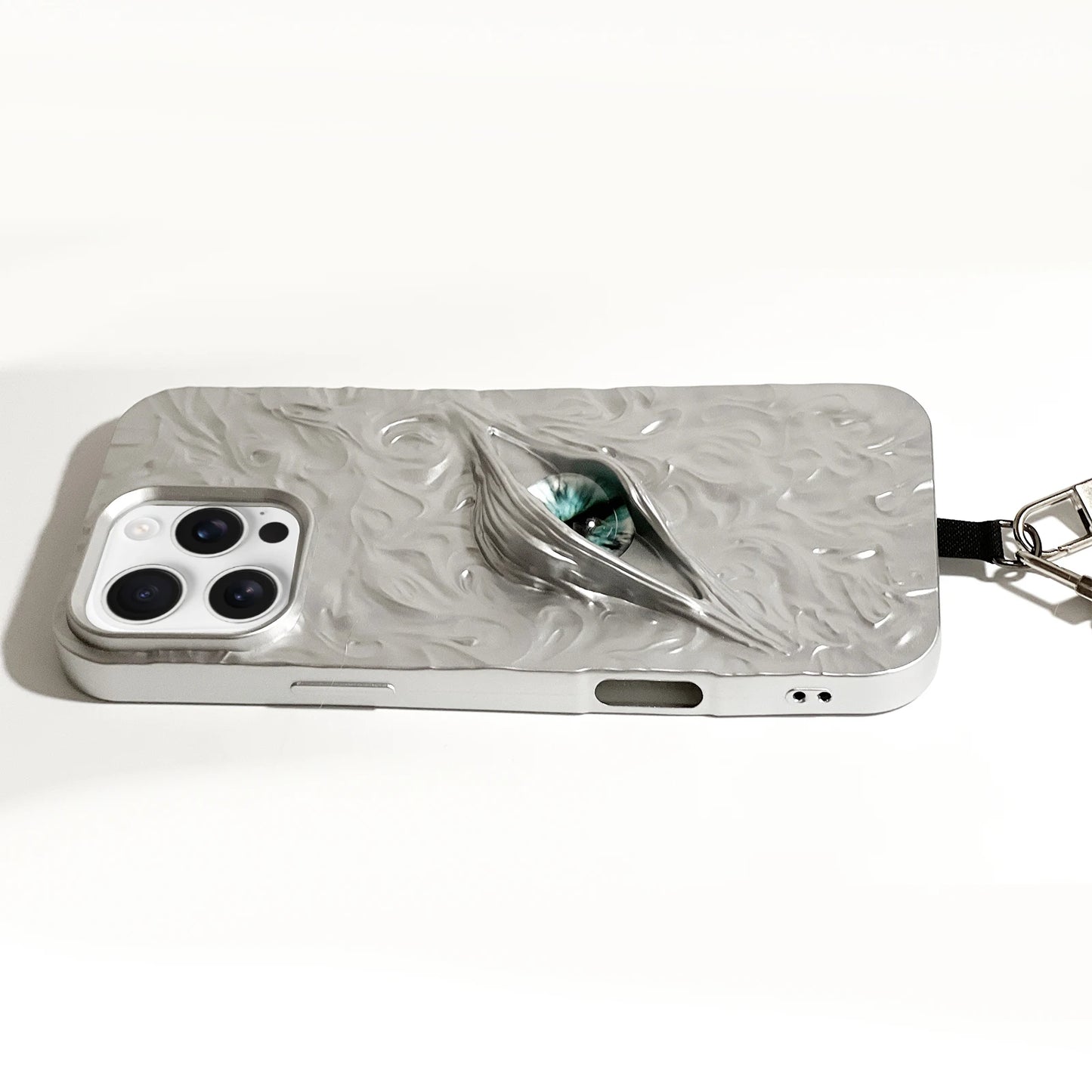 Fashion Phone Cases for iPhone 17 Air 16 Pro Max 15Pro 14Pro Personalized 3D "Devil's Eye" Design Cover Halloween Couple Case