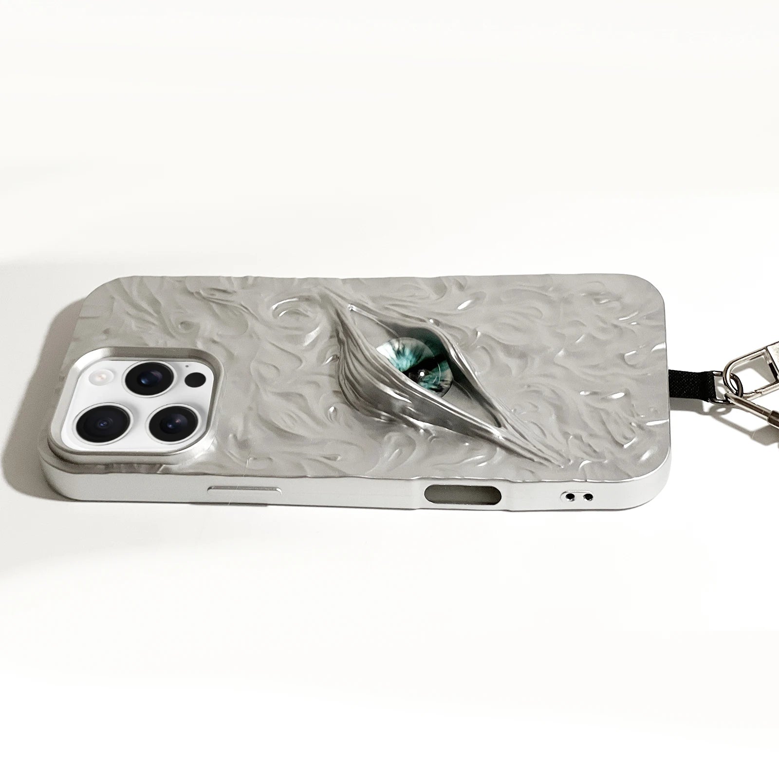 Fashion Phone Cases for iPhone 17 Air 16 Pro Max 15Pro 14Pro Personalized 3D "Devil's Eye" Design Cover Halloween Couple Case