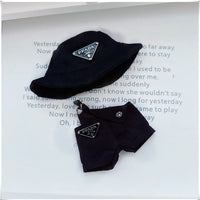 Para 15-17cm Labubu V1 V2 Idol muñeca traje sombrero monos ropa regalo Mini ropa de muñeca de peluche accesorios de atuendo