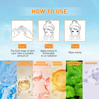 OUHOE Anti-uv Cream Protect Skin Nourishing Moisturizing Repair Damaged Skin Natural Sunscreen Lotion For Summer Beach Outdoors