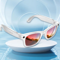 AI Smart Glasses 5 Million Pixels Recording Videos Photo Recognition Answer Translation 290mAh IP66 Waterproof Bluetooth Glasses