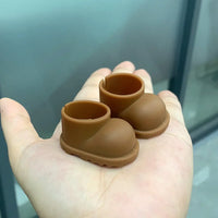 17cm Labubu V1 V2 Fashion Color Rain Shoes Raincoat 10cm Cotton Doll Cute Shoes Doll Changing Accessories