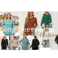 Traf 2024 Mujer Womens Long Sleeve Round Neck Shirts Side Split Basic Loose Tunic Tops Casual Shirts Ropa De Mujer Fashion