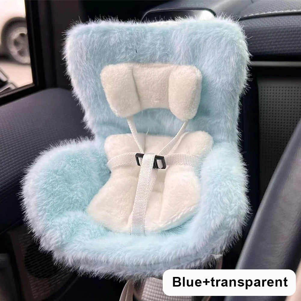 Car Doll Safety Seat for OB11 Labubu Cartoon Chair Model for Labubu Car Seat Outlet Decor for Labubu Doll Car Interior Styling