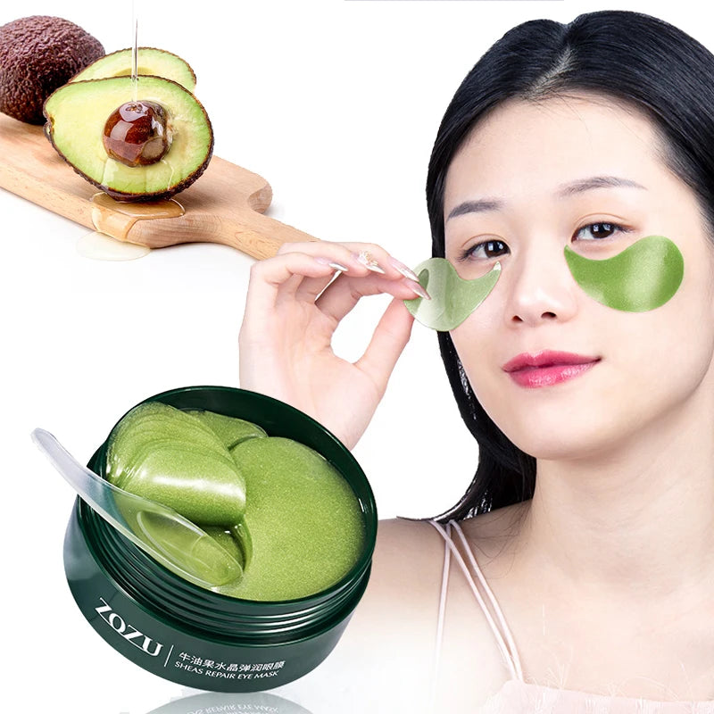 240pcs=120pairs Eye patches Hyaluron Acid & Gold & Seaweed & Black Pearl Hydrating Moisturizing Crystal Collagen Gel Eye Mask