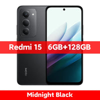 Xiaomi Redmi 15 Smartphone Global Version Snapdragon 685 128GB / 256GB ROM 6.9" FHD+ DotDisplay 50MP Camera 7000mAh IP64