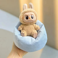 Labubu Doll Sofa for Labubu Mini Lazy Sofa Bed V1 V2 V3 DIY Clothing Accessories Cute Doll Cushion Children's Toy Gift