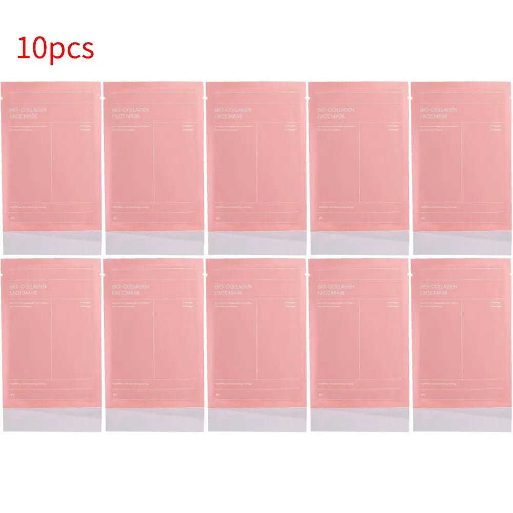 Bio Collagen Face Mask Shrink Pores Deep Hydrating Moisturizing Split Mask Firming Nourish Hydrating Face Mask Beauty Skin Care