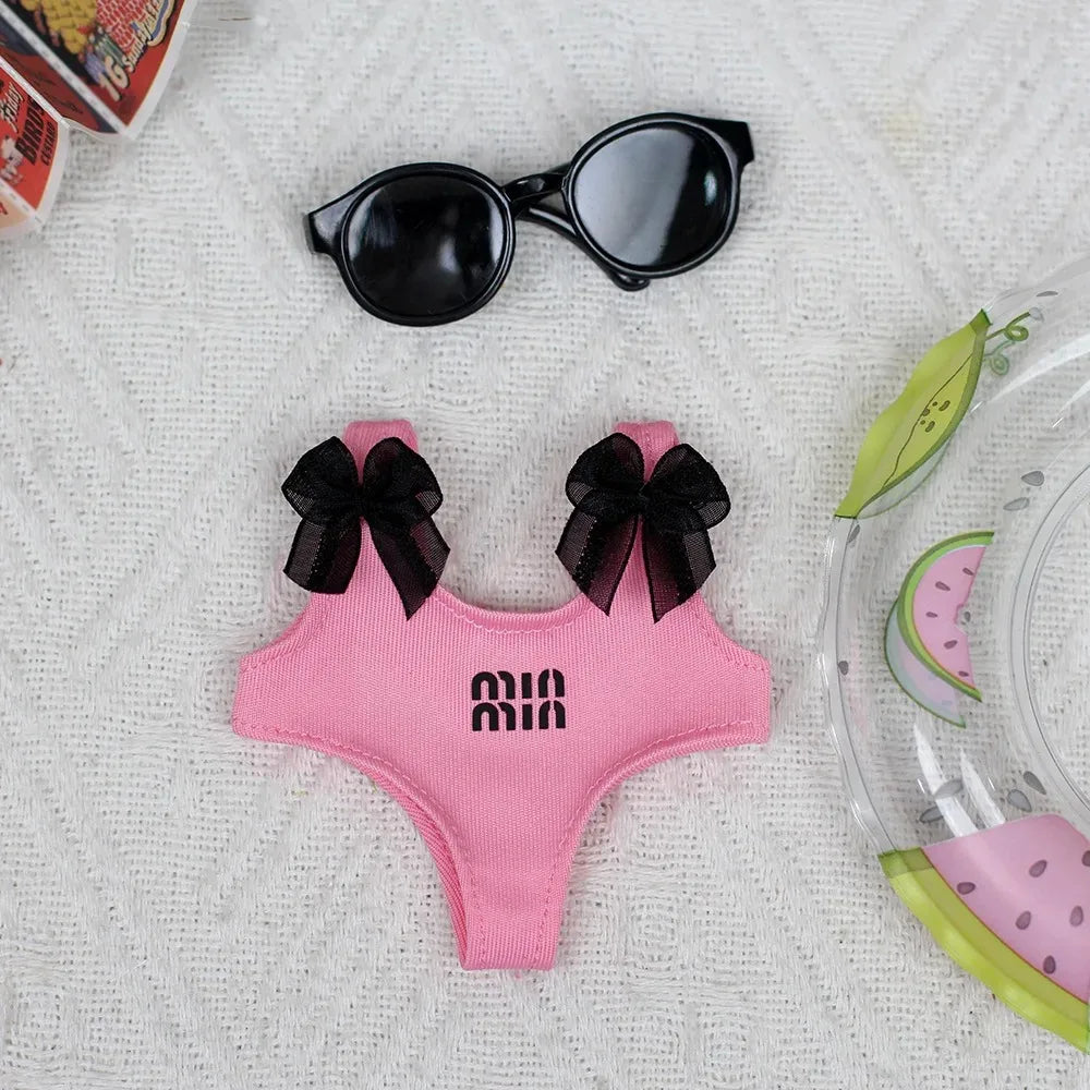 Labubu Clothes Summer Swimsuit, Sunshine Beach Swimsuit, Labubu Accessories, Trendy Fashion Clothing (No Dolls)