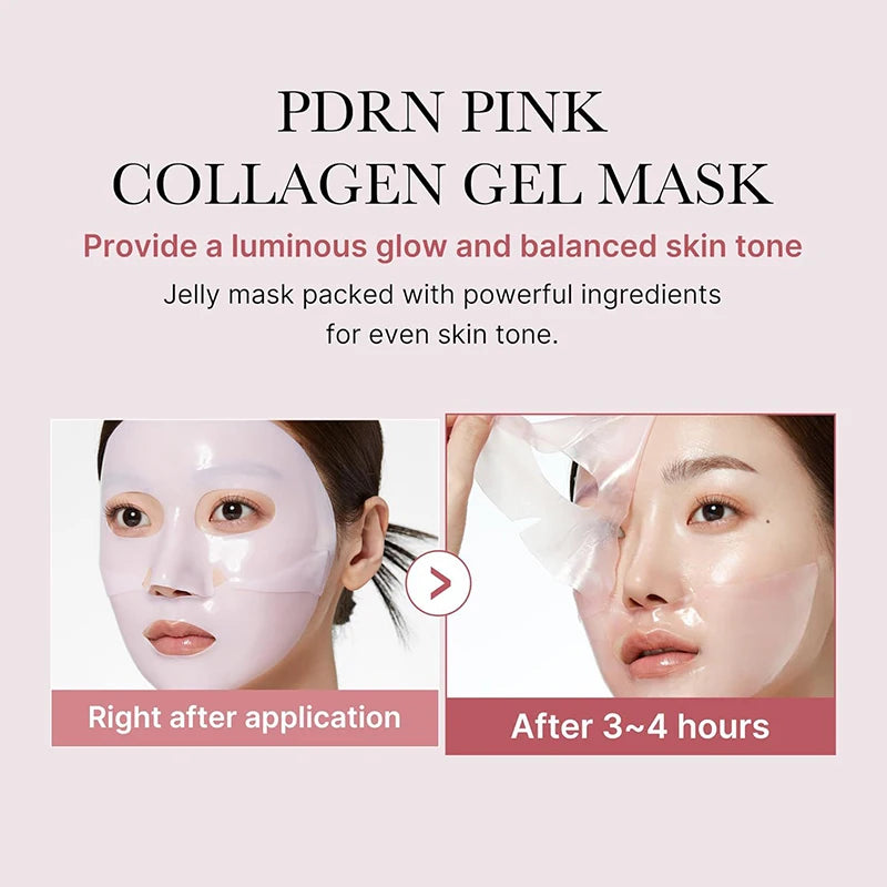 Collagen Mask Deep Hydrating Turmeric Moisturizing Staying Up Late Face Plumping Hydrolyzed Collagen Brightening Facial Care