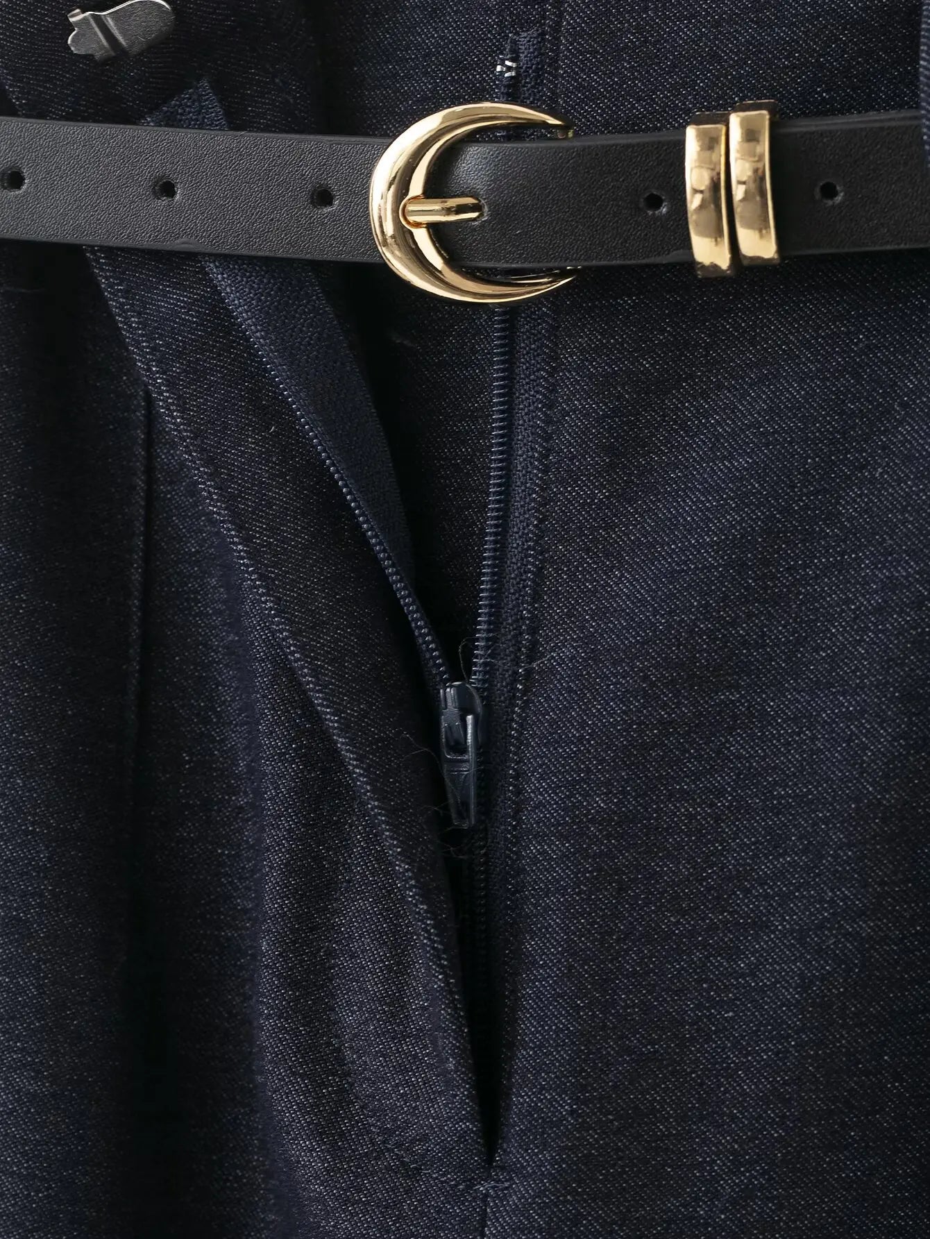 Faionable High Waist Belted Straight Leg Pants Women's Slim Fit Casual Autumn New Arrival Street Sle Polyester Fiber