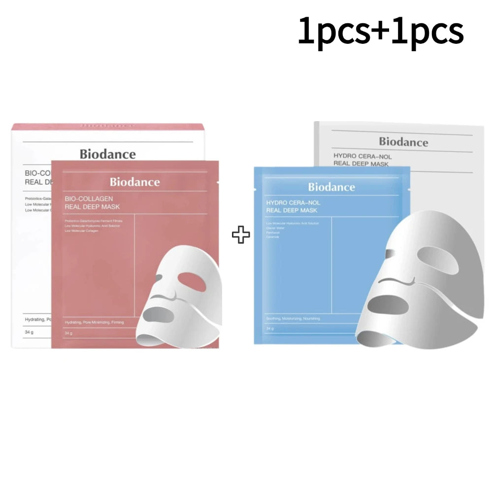 Bio Collagen Face Mask Shrink Pores Deep Hydrating Mask Biodance Collagen Cotton Tablets Moisturizing Nourishing Skin Care