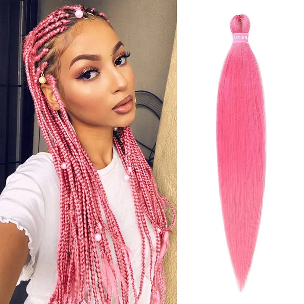 Braiding Hair Pre-stretched 26Inch Hair Extensions for Afro Crochet Braids Synthetic Fake Hair DIY Multi-Color Optio Jumbo Braid