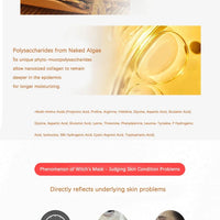 Korean Collagen Hyaluronic Acid Face Mask Repair Firming Lifting Improve Fine Lines Brighten Moisturiz Peptide Essence Skin Care