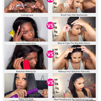 Brazilian Straight Hair Headband Wig Remy Human Hair Wigs For Women Scarf Wig Straight Hair Wigs With Headband