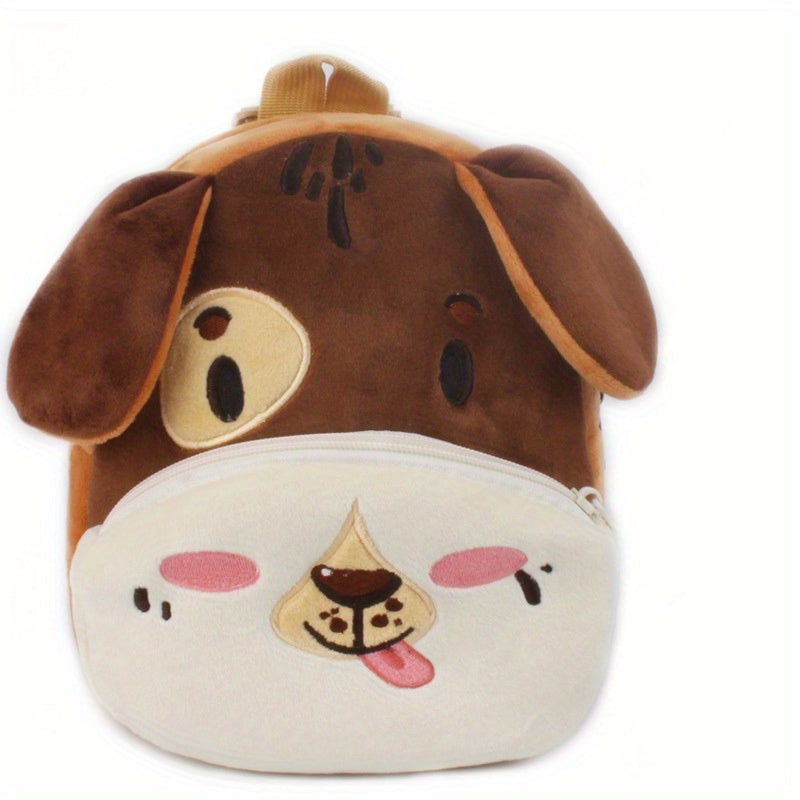 Girls Casual Cute Cartoon Plush Animal Shaped Backpack Shoulder Bag Coin Purse Holiday Gift